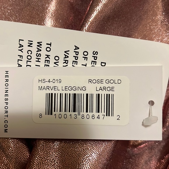 Heroine Sport Marvel Legging in Rose Gold - Picture 3 of 3